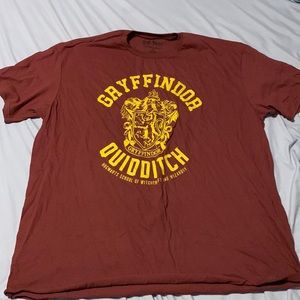 Harry Potter Gryffindor quidditch t-shirt. Size 2X. Color Maroon w/gold letters